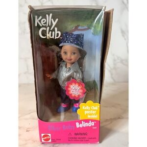 Kelly Club Biker Baby Belinda Doll Mattel 2000 Series Poster Inside New